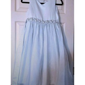 Girls Gorgeous Dorissa Elegant Pearled Blue Special Occasion Party Dress Size 12